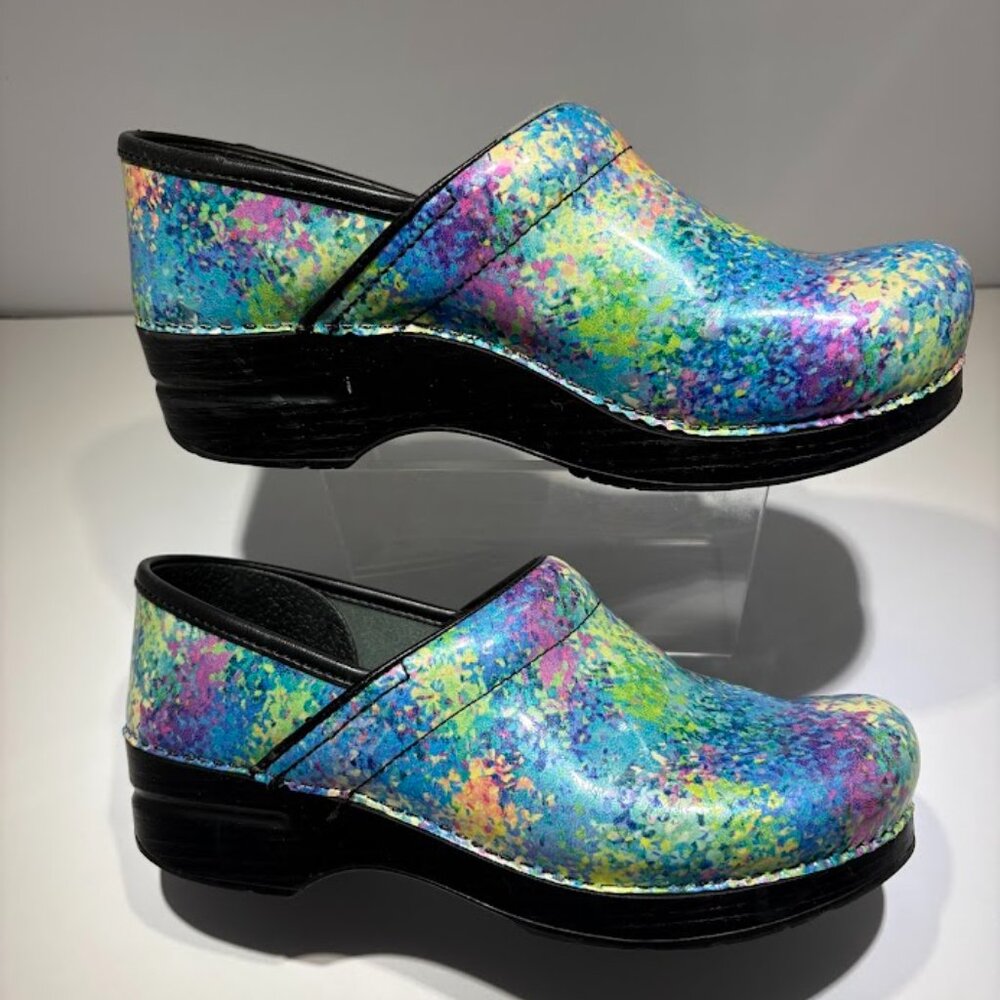 Dansko Professional Clog With A Speckled Or Paint… - image 2